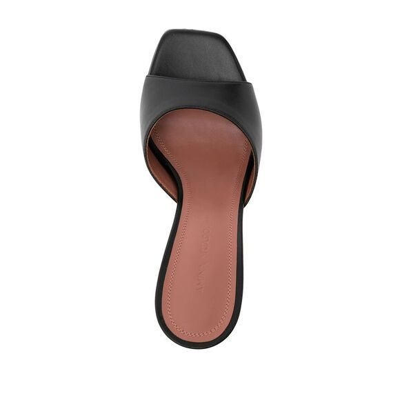 Amina Muaddi Black Sandals Women - Picture 4 of 4